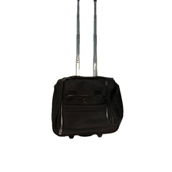 Ricardo Black Gray Softr Shell Carry On Suitcase Roller - Picture 4 of 7